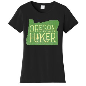 Oregon Hiker Outdoors Classic Retro Hiking Adventure Badge Women's T-Shirt