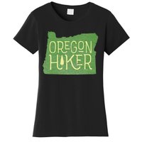 Oregon Hiker Outdoors Classic Retro Hiking Adventure Badge Women's T-Shirt