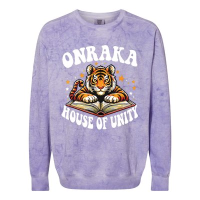 Onraka House Of Unity Rca Friendly School Spirit Colorblast Crewneck Sweatshirt