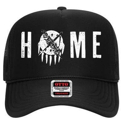 Oklahoma Home High Crown Mesh Back Trucker Hat