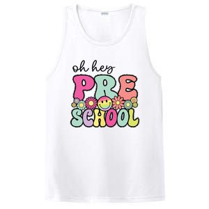 Oh Hey Preschool Teacher Girl First Day Of School PosiCharge Competitor Tank