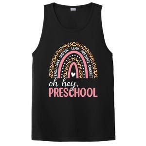 Oh Hey Preschool Rainbow Leopard Print Teacher Preschool Great Gift PosiCharge Competitor Tank