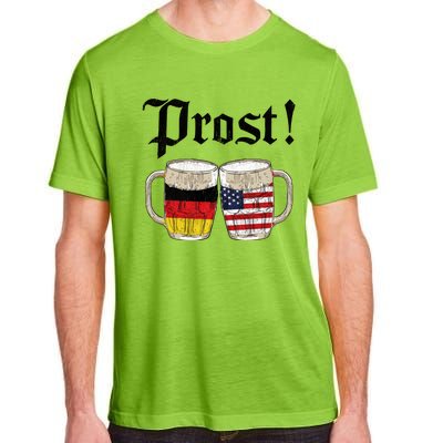 Oktoberfest Holiday Prost Beer German American Flag Adult ChromaSoft Performance T-Shirt