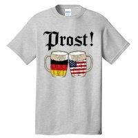 Oktoberfest Holiday Prost Beer German American Flag Tall T-Shirt