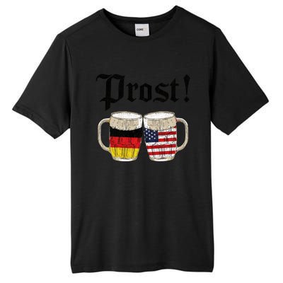 Oktoberfest Holiday Prost Beer German American Flag Tall Fusion ChromaSoft Performance T-Shirt