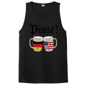 Oktoberfest Holiday Prost Beer German American Flag PosiCharge Competitor Tank