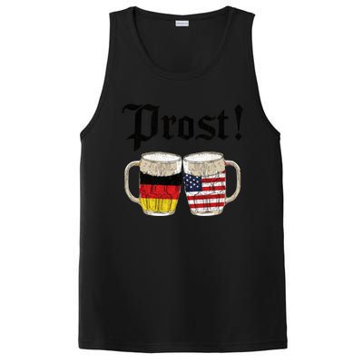 Oktoberfest Holiday Prost Beer German American Flag PosiCharge Competitor Tank