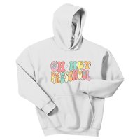 Oh Hey PreK Groovy Retro First Day Back To School Kids Hoodie