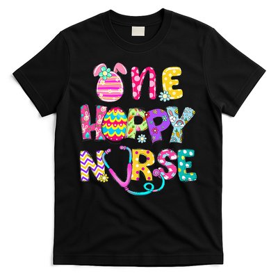 One Hoppy Registered Nurse Easter Bunny eggs T-Shirt