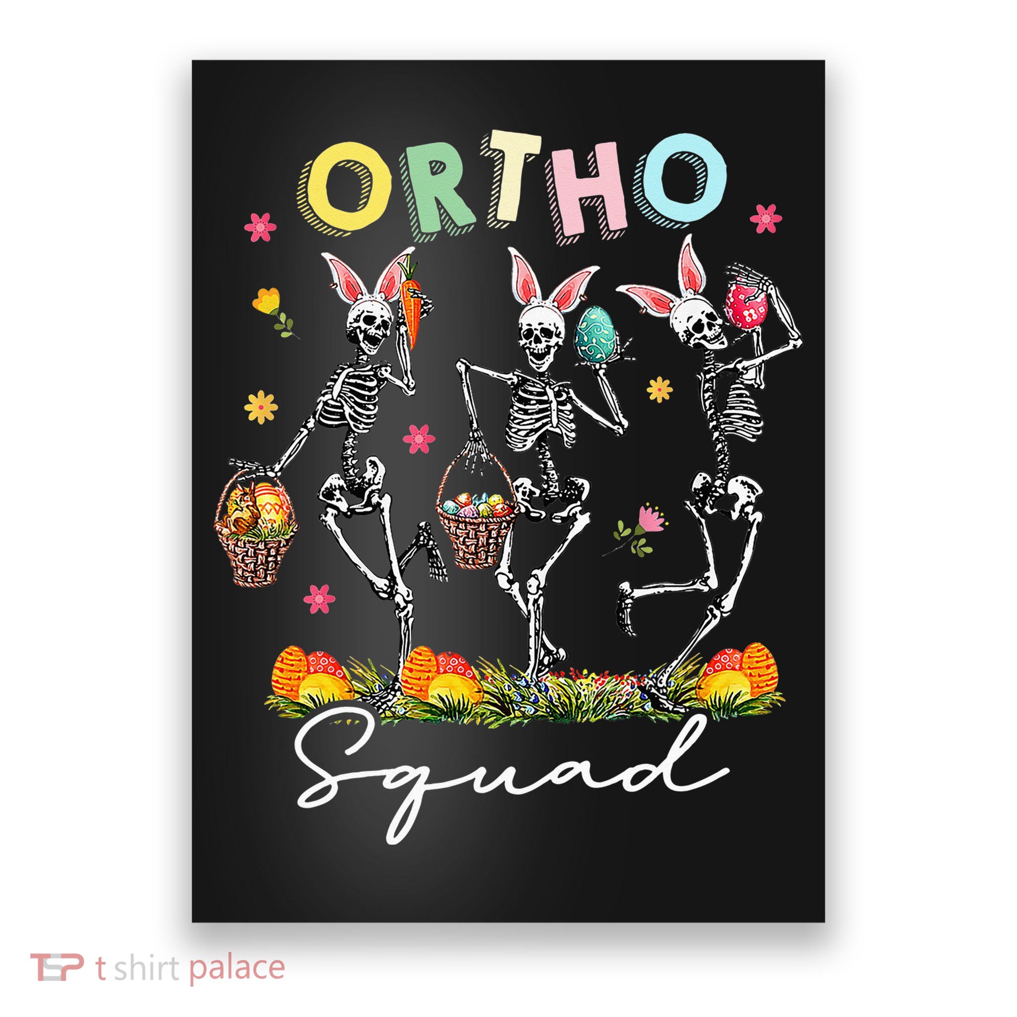 One Hoppy RN Nurse Bunny Easter Registered Nurse Poster