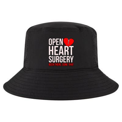 Open Heart Surgery Heart Disease Awareness Survivor Graphic Gift Cool Comfort Performance Bucket Hat