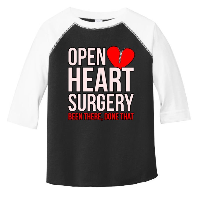 Open Heart Surgery Heart Disease Awareness Survivor Graphic Gift Toddler Fine Jersey T-Shirt