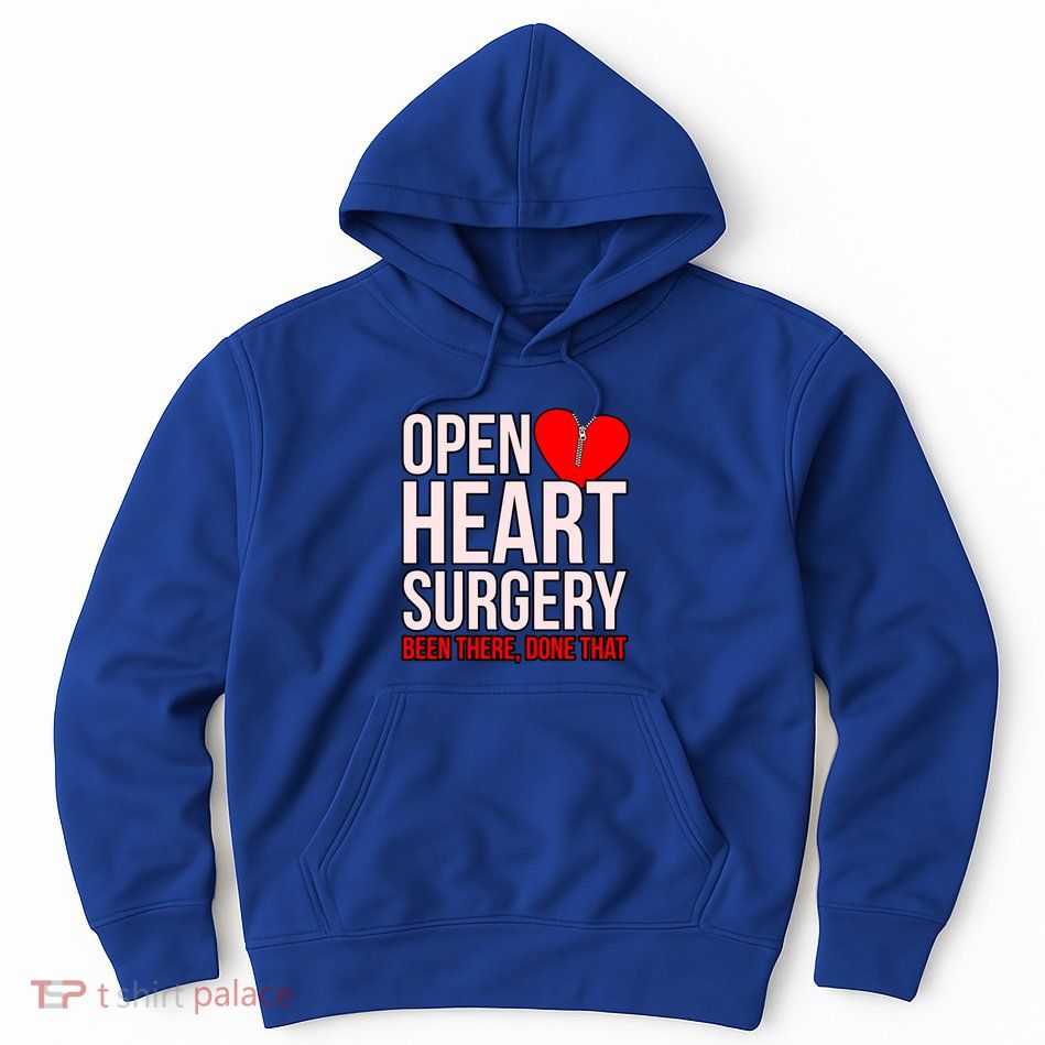 Open Heart Surgery Heart Disease Awareness Survivor Graphic Gift Hoodie