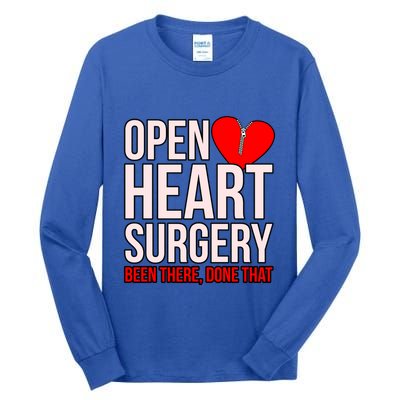 Open Heart Surgery Heart Disease Awareness Survivor Graphic Gift Tall Long Sleeve T-Shirt