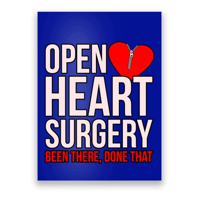 Open Heart Surgery Heart Disease Awareness Survivor Graphic Gift Poster