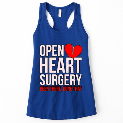 Open Heart Surgery Heart Disease Awareness Survivor Graphic Gift Womens Tank Top