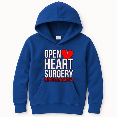 Open Heart Surgery Heart Disease Awareness Survivor Graphic Gift Kids Hoodie