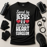 Open Heart Surgery Survivor Jesus Bypass Recovery Performance Shirt