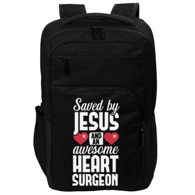 Open Heart Surgery Survivor Jesus Bypass Recovery Impact Tech Backpack