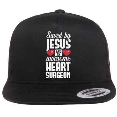 Open Heart Surgery Survivor Jesus Bypass Recovery Flatbill Hat