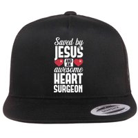Open Heart Surgery Survivor Jesus Bypass Recovery Flat Bill Trucker Hat