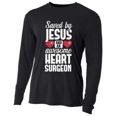 Open Heart Surgery Survivor Jesus Bypass Recovery Cooling Performance Long Sleeve Crew