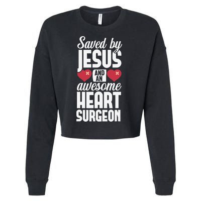 Open Heart Surgery Survivor Jesus Bypass Recovery Cropped Pullover Crew