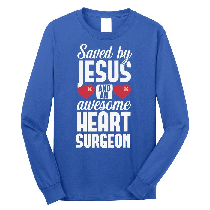 Open Heart Surgery Survivor Jesus Bypass Recovery Long Sleeve Shirt