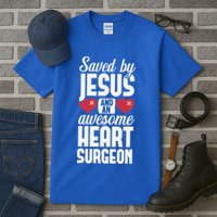 Open Heart Surgery Survivor Jesus Bypass Recovery Tall T-Shirt