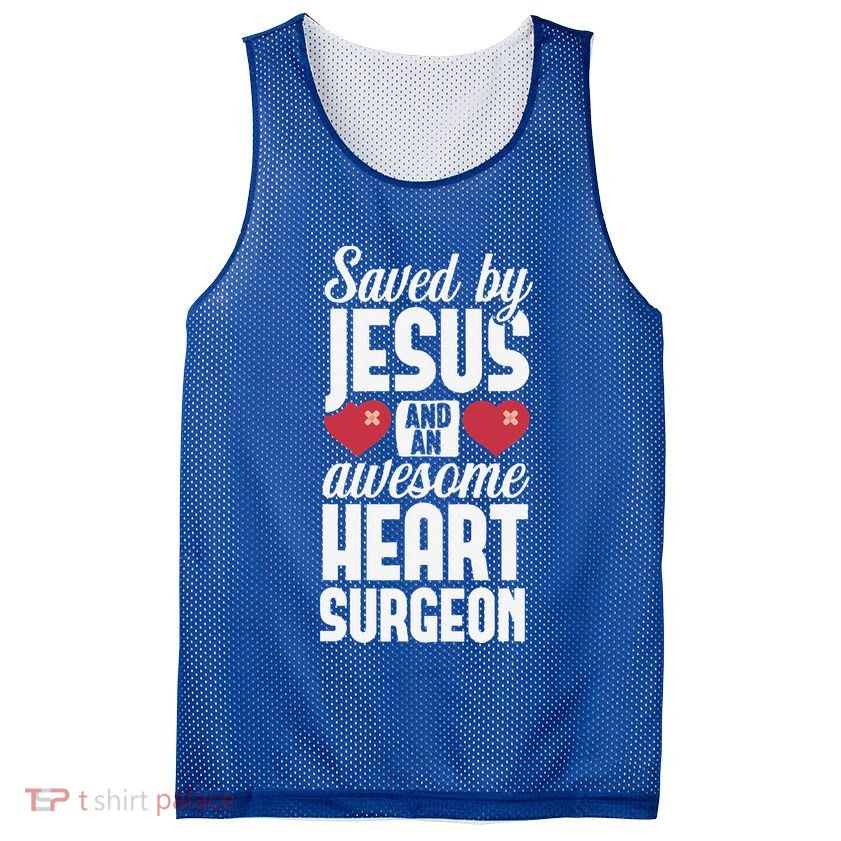 Open Heart Surgery Survivor Jesus Bypass Recovery Mesh Reversible Basketball Jersey Tank