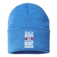 Open Heart Surgery Survivor Jesus Bypass Recovery Sustainable Knit Beanie