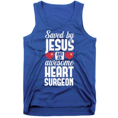 Open Heart Surgery Survivor Jesus Bypass Recovery Tank Top