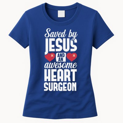 Open Heart Surgery Survivor Jesus Bypass Recovery Womens T-Shirt