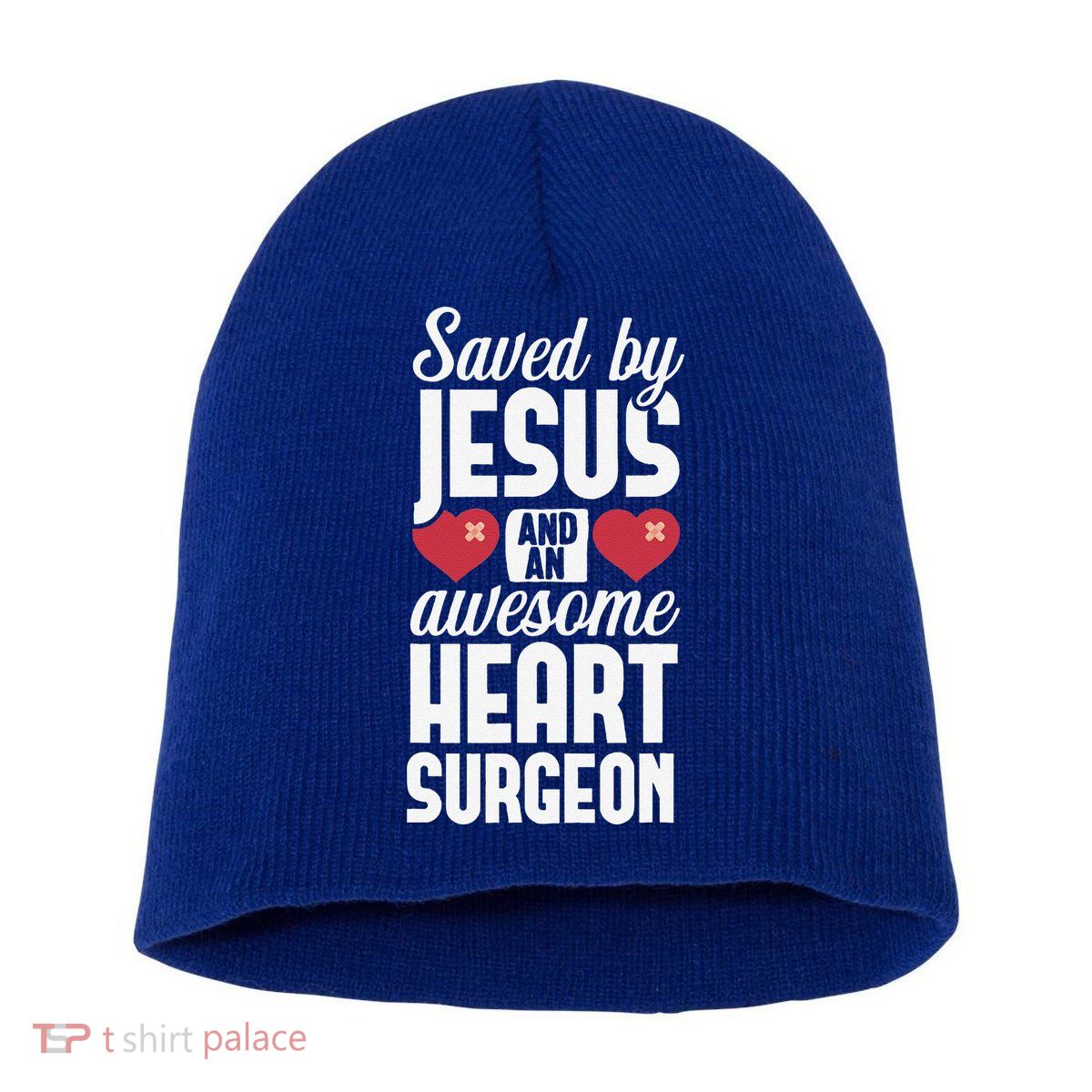 Open Heart Surgery Survivor Jesus Bypass Recovery Short Acrylic Beanie