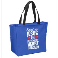 Open Heart Surgery Survivor Jesus Bypass Recovery Zip Tote Bag