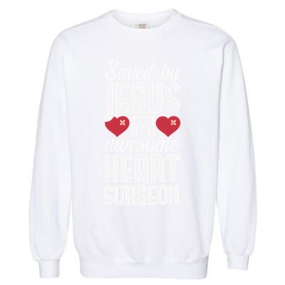 Open Heart Surgery Survivor Jesus Bypass Recovery Garment-Dyed Sweatshirt
