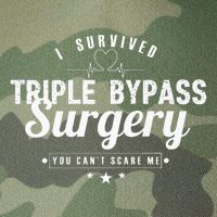 Open Heart Surgery Recovery Apparel I SURVIVED TRIPLE BYPASS Legacy Tie Dye Trucker Hat