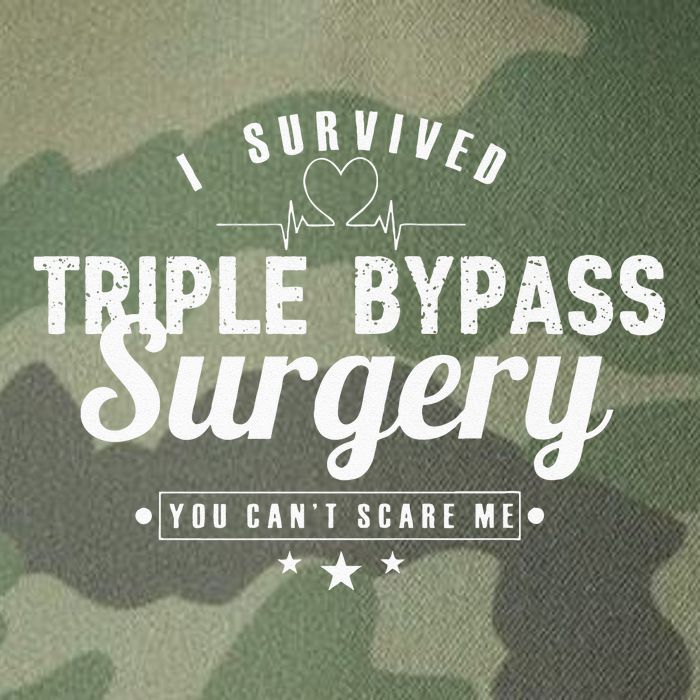 Open Heart Surgery Recovery Apparel I SURVIVED TRIPLE BYPASS Legacy Tie Dye Trucker Hat