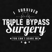 Open Heart Surgery Recovery Apparel I SURVIVED TRIPLE BYPASS Ladies PosiCharge Tri-Blend Wicking Tank