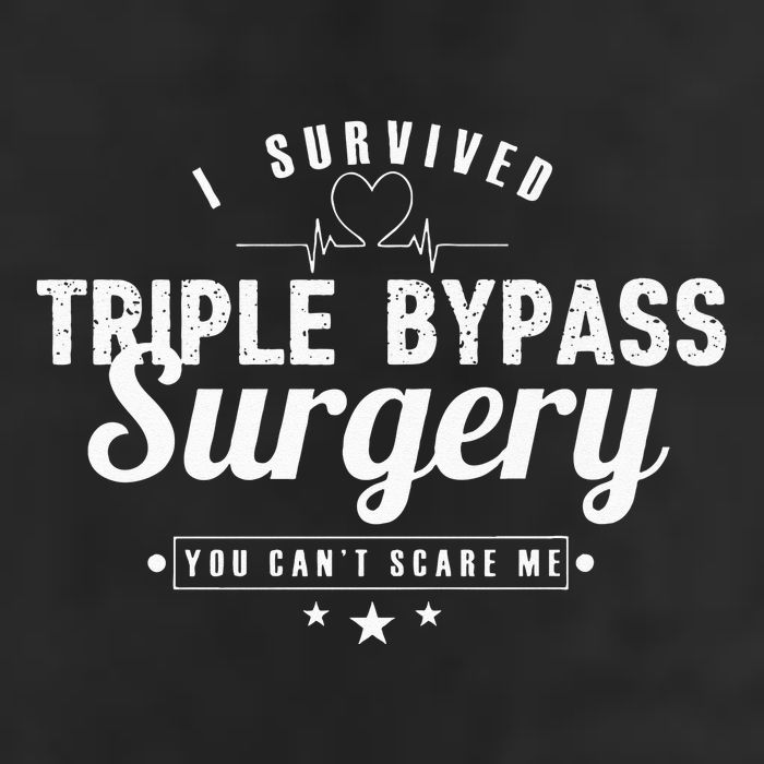 Open Heart Surgery Recovery Apparel I SURVIVED TRIPLE BYPASS 7 Panel Mesh Trucker Snapback Hat
