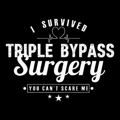Open Heart Surgery Recovery Apparel I SURVIVED TRIPLE BYPASS T-Shirt