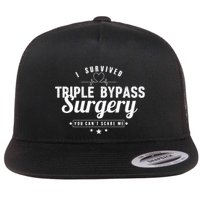 Open Heart Surgery Recovery Apparel I SURVIVED TRIPLE BYPASS Flatbill Hat