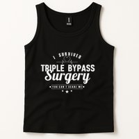 Open Heart Surgery Recovery Apparel I SURVIVED TRIPLE BYPASS Tank Top