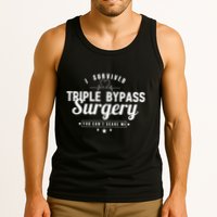 Open Heart Surgery Recovery Apparel I SURVIVED TRIPLE BYPASS Tank Top