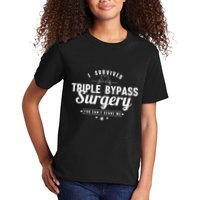 Open Heart Surgery Recovery Apparel I SURVIVED TRIPLE BYPASS Kids T-Shirt
