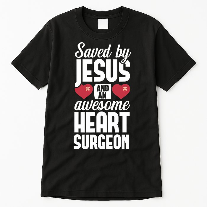 Open Heart Surgery Survivor Jesus Bypass Recovery Tall T-Shirt