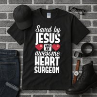 Open Heart Surgery Survivor Jesus Bypass Recovery Tall T-Shirt