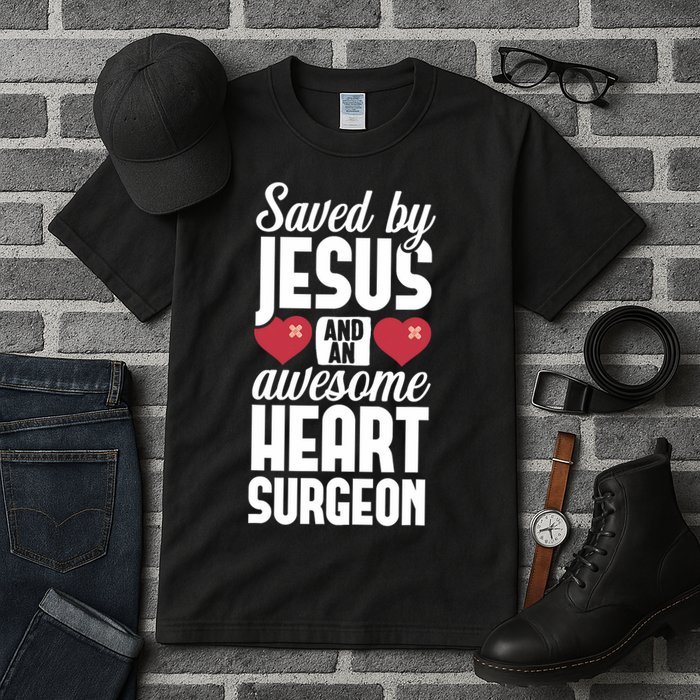 Open Heart Surgery Survivor Jesus Bypass Recovery Tall T-Shirt