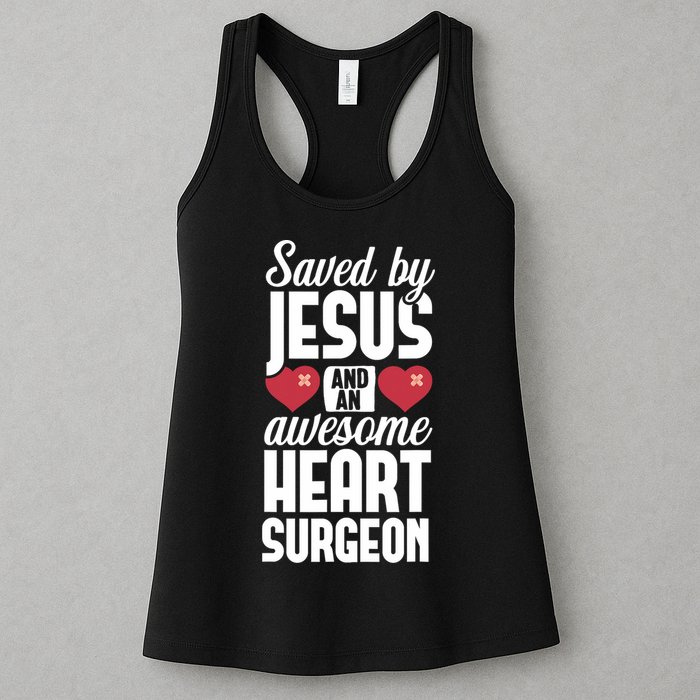 Open Heart Surgery Survivor Jesus Bypass Recovery Womens Tank Top
