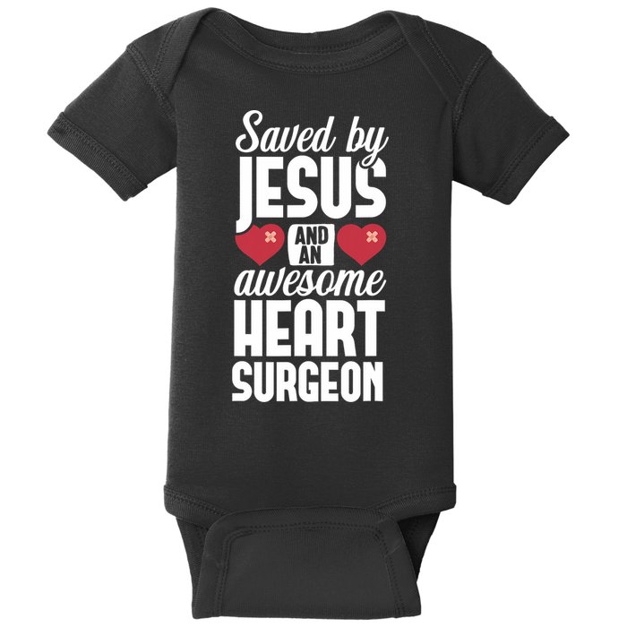 Open Heart Surgery Survivor Jesus Bypass Recovery Baby Bodysuit